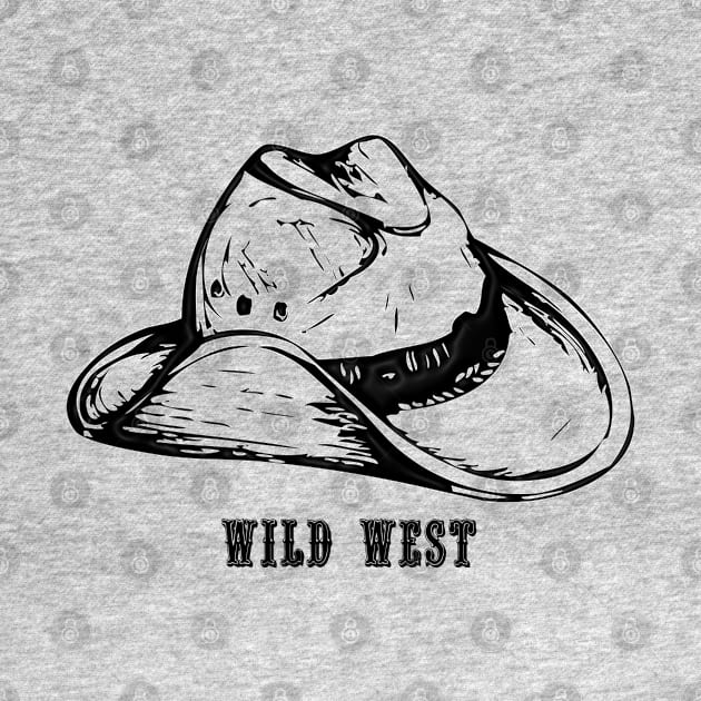 Western Era - Wild West Cowboy Hat 1 by The Black Panther